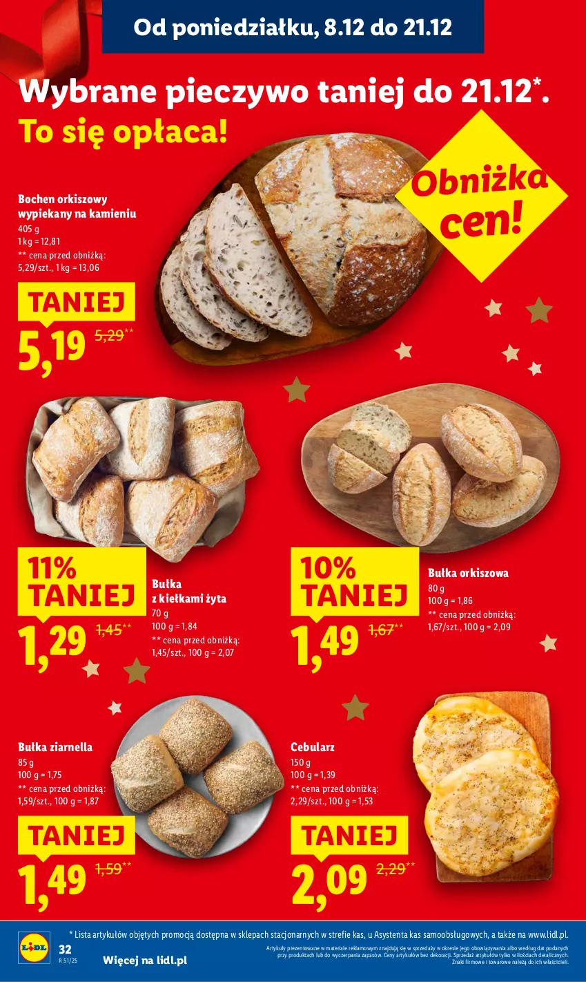 Gazetka promocyjna Lidl - GAZETKA - ważna 15.12 do 17.12.2025 - strona 34 - produkty: Bułka, Cebula, Piec, Pieczywo