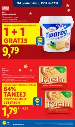 Gazetka promocyjna Lidl - GAZETKA - Gazetka - ważna od 17.12 do 17.12.2025 - strona 14 - produkty: Ser, Gra, Twaróg, Pilos, Margaryna, Kasia