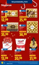 Gazetka promocyjna Lidl - GAZETKA - Gazetka - ważna od 17.12 do 17.12.2025 - strona 54 - produkty: Choinka, Inka, Praliny, Diamant, Raffaello, Ferrero Rocher, Ferrero, Fa