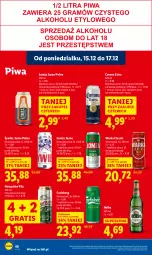 Gazetka promocyjna Lidl - GAZETKA - Gazetka - ważna od 17.12 do 17.12.2025 - strona 62 - produkty: Piwa, Gra, Namysłów, Warka, Carlsberg, Corona Extra