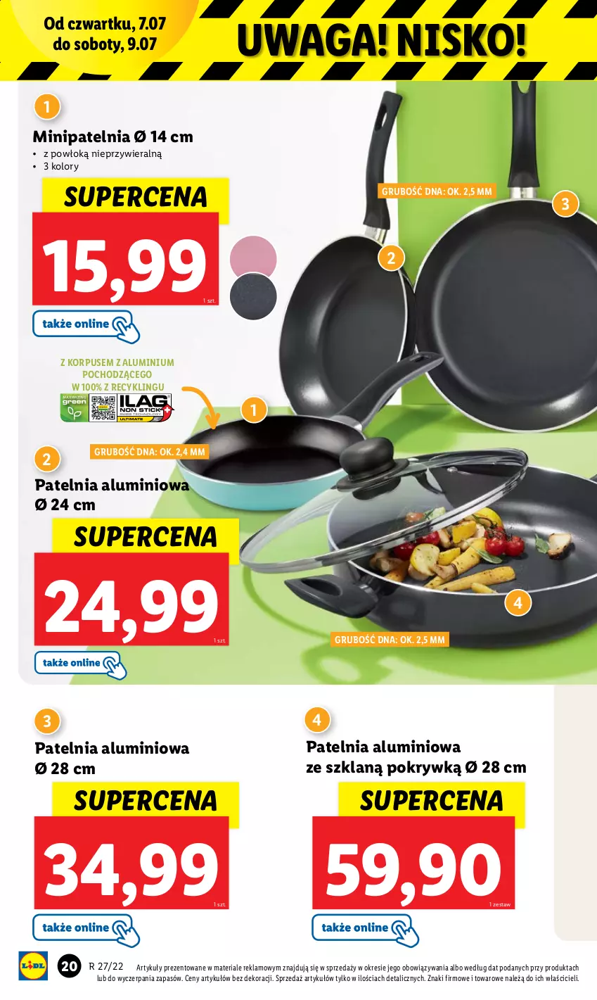 Gazetka promocyjna Lidl - GAZETKA - ważna 04.07 do 09.07.2022 - strona 24 - produkty: Patelnia, Waga