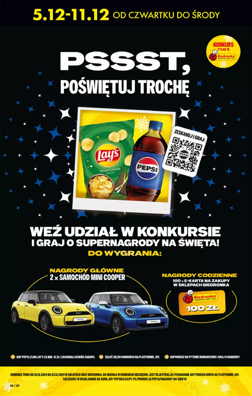 Gazetka promocyjna Biedronka - Od czwartku - ważna 05.12 do 11.12.2024 - strona 64 - produkty: Dron, Gra, Pepsi