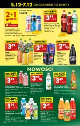 Gazetka promocyjna Biedronka - Od czwartku - Gazetka - ważna od 11.12 do 11.12.2024 - strona 62 - produkty: Sok, Por, Gra, Ba!, Coca-Cola, Napoje, Dron, Pepsi, Napój gazowany, Fanta, Kubuś, Napój niegazowany, Woda, Sprite, Mango, Napój, Liczi, Kokos, Fa