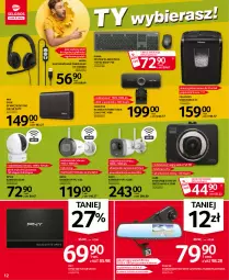 Gazetka promocyjna Selgros - Oferta przemysłowa - Gazetka - ważna od 26.05 do 26.05.2021 - strona 12 - produkty: Hama, Kamera internetowa, Top, Gry, Acer, Słuchawki, Klawiatura, Kosz, Niszczarka, Kamera, Kamery, Mysz, Wideorejestrator, Obraz, Smartfon, Fa