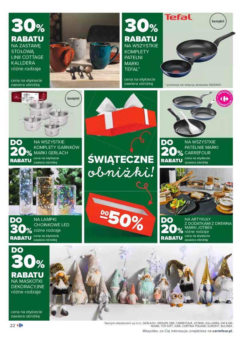 Gazetka promocyjna Carrefour - Gazetka Carrefour - ważna 13.12 do 19.12.2021 - strona 22 - produkty: Fa, Tefal, Top