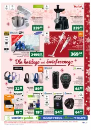 Gazetka promocyjna Carrefour - Gazetka Carrefour - Gazetka - ważna od 19.12 do 19.12.2021 - strona 27 - produkty: Ciśnieniomierz, Odkurzacz, Ser, Noż, JBL, Gra, Acer, Słuchawki, Głośnik, Karta pamięci, Pojemnik, Mikser, Smartwatch, Szynka, Tefal, Głośnik bluetooth, Krokomierz, Maszynka, Samsung, Telewizor, Fa