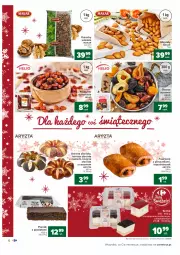 Gazetka promocyjna Carrefour - Gazetka Carrefour - Gazetka - ważna od 19.12 do 19.12.2021 - strona 6 - produkty: Piec, Orzechy włoskie, Piernik, Pasztecik z pieczarkami, Ser, Migdały, Sezam, Pieczarka, Kapuśniaczek, Rodzynki, Owoce, Helio, Owoce suszone