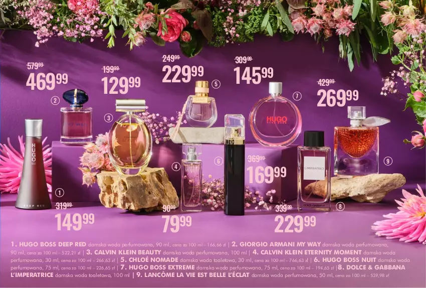 Gazetka promocyjna Super Pharm - Gazetka - ważna 19.09 do 12.10.2022 - strona 3 - produkty: Bell, Calvin Klein, Chloé, Giorgio Armani, Hugo Boss, Lancôme, Perfum, Woda, Woda perfumowana, Woda toaletowa