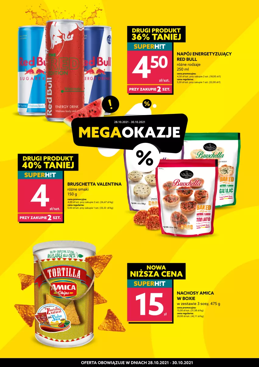 Gazetka promocyjna Dealz - MEGA OKAZJE - sprawdź
ile możesz zaoszczędzić! - ważna 28.10 do 30.10.2021 - strona 2 - produkty: Amica, Napój, Red Bull, Sos