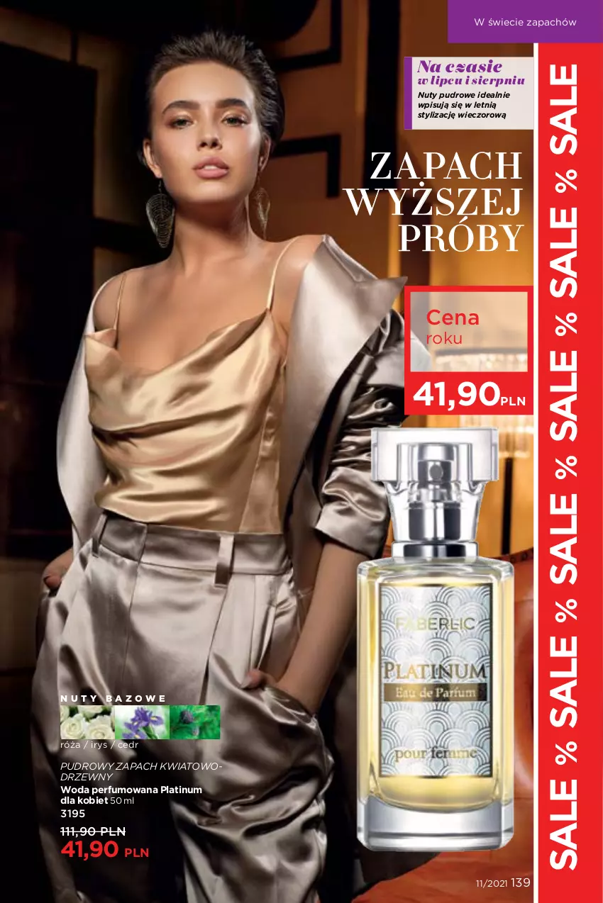 Gazetka promocyjna Faberlic - Gazetka - ważna 26.07 do 15.08.2021 - strona 139 - produkty: Nuty, Perfum, Róża, Woda, Woda perfumowana