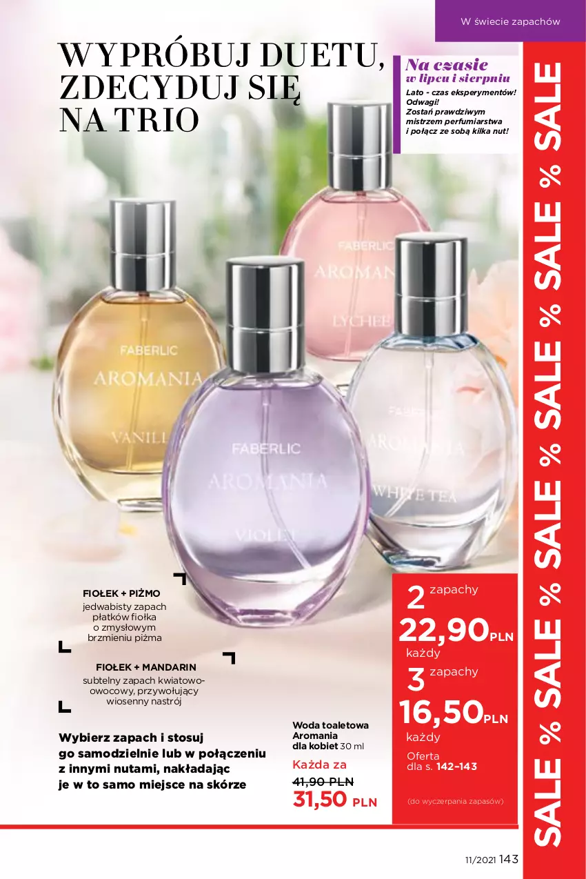 Gazetka promocyjna Faberlic - Gazetka - ważna 26.07 do 15.08.2021 - strona 143 - produkty: Perfum, Wagi, Woda, Woda toaletowa