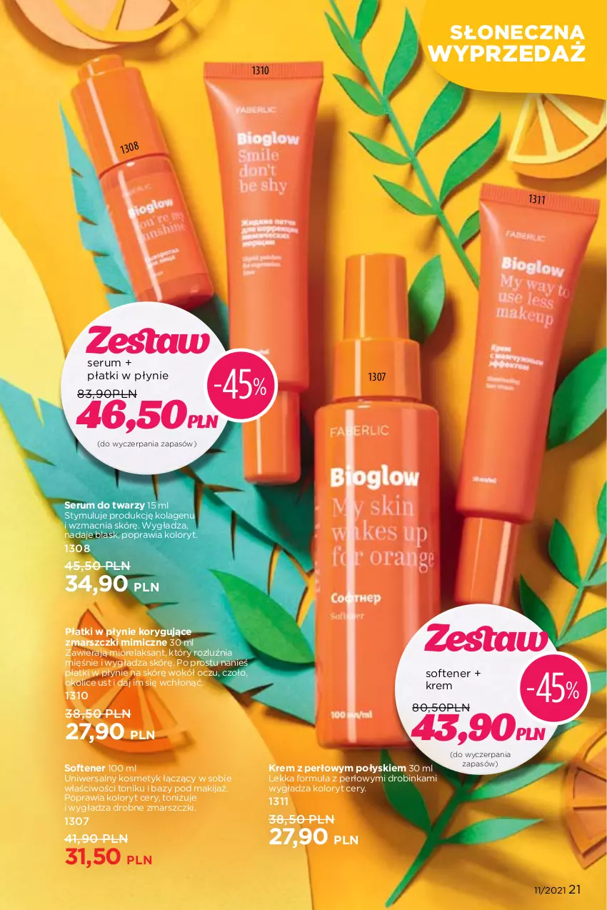 Gazetka promocyjna Faberlic - Gazetka - ważna 26.07 do 15.08.2021 - strona 21 - produkty: Inka, Kolagen, Makijaż, Mars, Rum, Ser, Serum, Serum do twarzy, Tonik