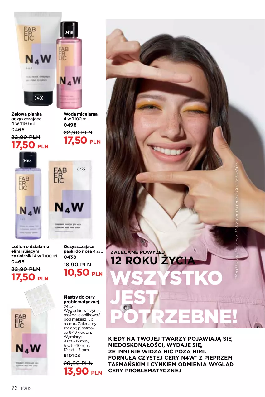 Gazetka promocyjna Faberlic - Gazetka - ważna 26.07 do 15.08.2021 - strona 76 - produkty: Cynk, Makijaż, Pieprz, Woda, Woda micelarna