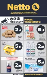 Gazetka promocyjna Netto - Artykuły spożywcze - Gazetka - ważna od 05.10 do 05.10.2024 - strona 1 - produkty: Piwa, Piwo, Kurczak, Mięso mielone, Mus, Gra, Papier, Rama, Papier toaletowy, Margaryna, Muszynianka, Woda mineralna, Woda, Harnaś, Mięso