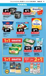 Gazetka promocyjna Netto - Artykuły spożywcze - Gazetka - ważna od 05.10 do 05.10.2024 - strona 11 - produkty: Mozzarella, Ser, Gra, Danone, Favita, Jogurt, Mlekovita, Vegangurt, Napoje, Serek homogenizowany, Palma, Serek, Margaryna, Danio, Gouda, Mleko, Fa