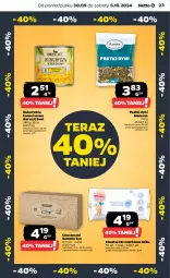 Gazetka promocyjna Netto - Artykuły spożywcze - Gazetka - ważna od 05.10 do 05.10.2024 - strona 23 - produkty: Ser, Kukurydza konserwowa, Tera, Chusteczki, Pestki dyni, Kukurydza