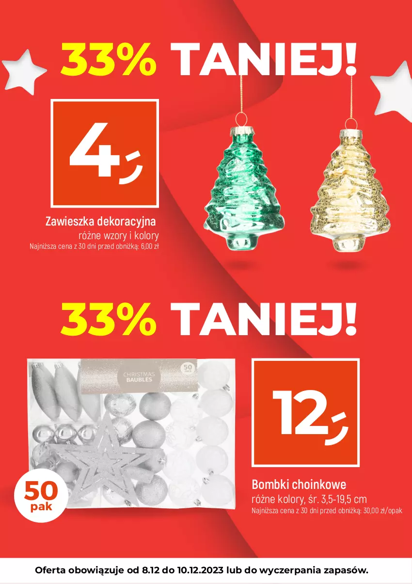 Gazetka promocyjna Dealz - NAJTAŃSZE ŚWIĘTA! - ważna 08.12 do 10.12.2023 - strona 8 - produkty: Bombki