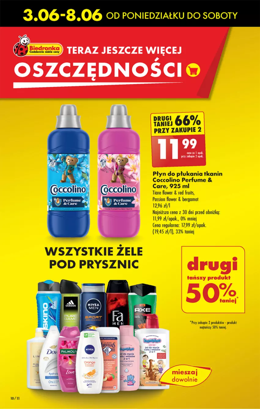 Gazetka promocyjna Biedronka - Od poniedzialku - ważna 03.06 do 08.06.2024 - strona 10 - produkty: Coccolino, Perfum, Płyn do płukania, Tera