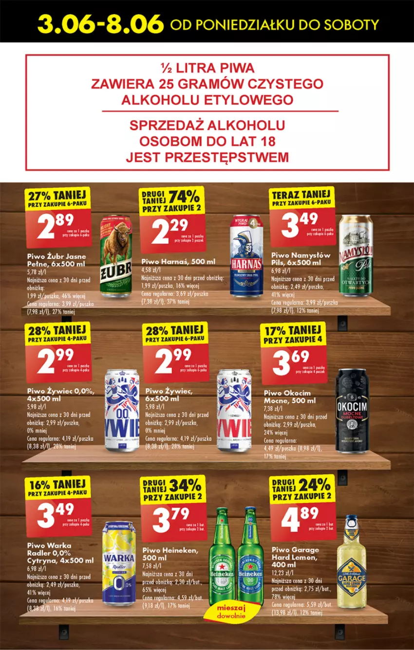 Gazetka promocyjna Biedronka - Od poniedzialku - ważna 03.06 do 08.06.2024 - strona 43 - produkty: Feta, Gra, Heineken, Koc, Namysłów, Okocim, Piwa, Piwo