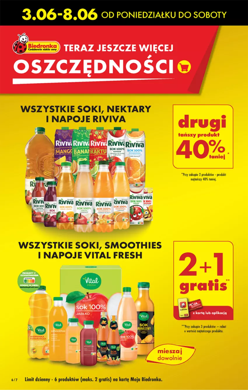 Gazetka promocyjna Biedronka - Od poniedzialku - ważna 03.06 do 08.06.2024 - strona 6 - produkty: Dron, Gra, Napoje, Nektar, Smoothie, Sok, Tera