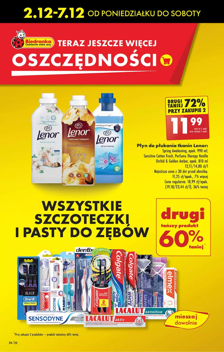 Gazetka promocyjna Biedronka - Od poniedzialku - ważna 02.12 do 07.12.2024 - strona 24 - produkty: Lenor, Perfum, Płyn do płukania, Tera