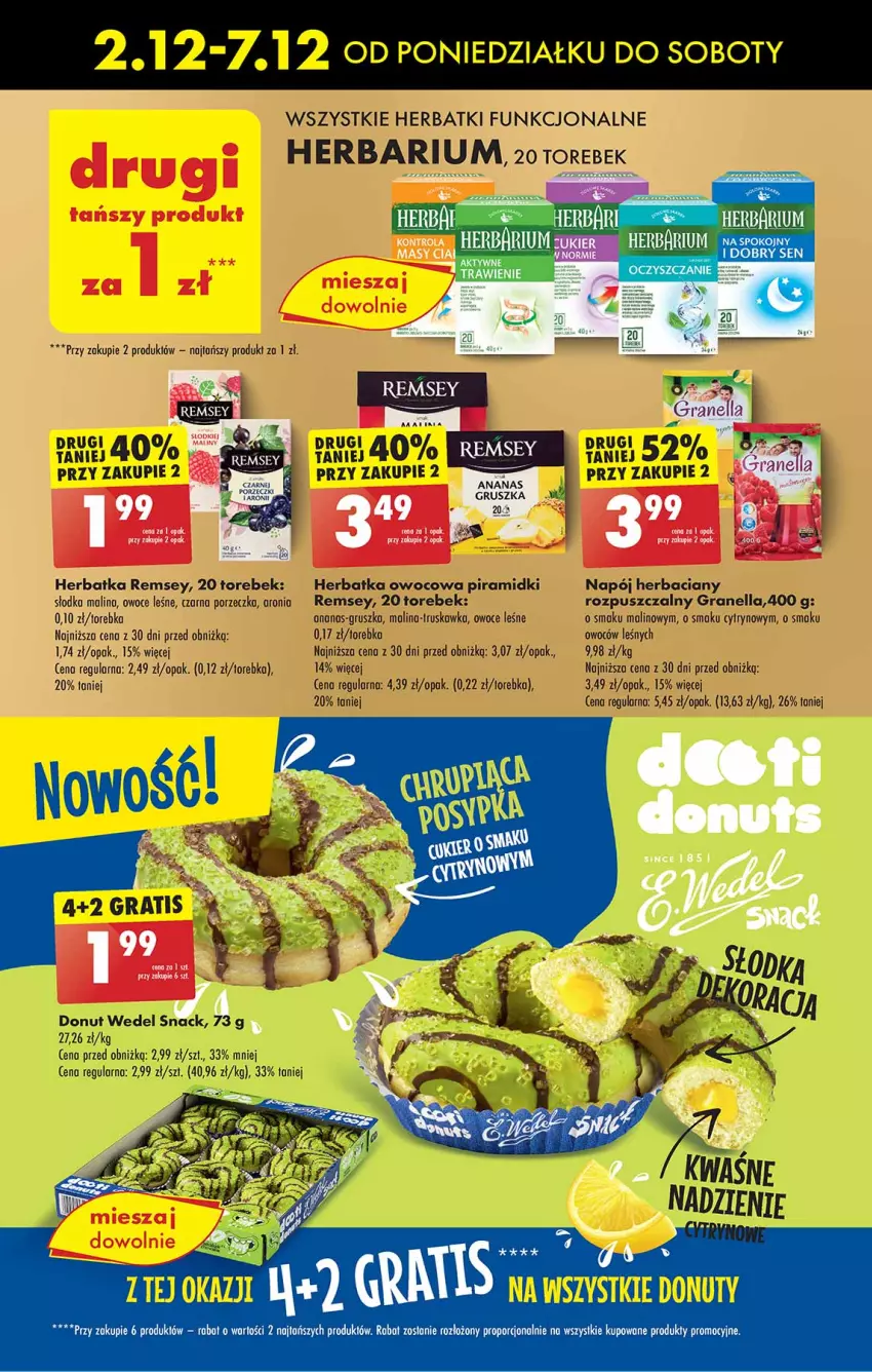 Gazetka promocyjna Biedronka - Od poniedzialku - ważna 02.12 do 07.12.2024 - strona 47 - produkty: Ananas, Aronia, Donut, Gra, Napój, Nuty, Owoce, Por, Torebka