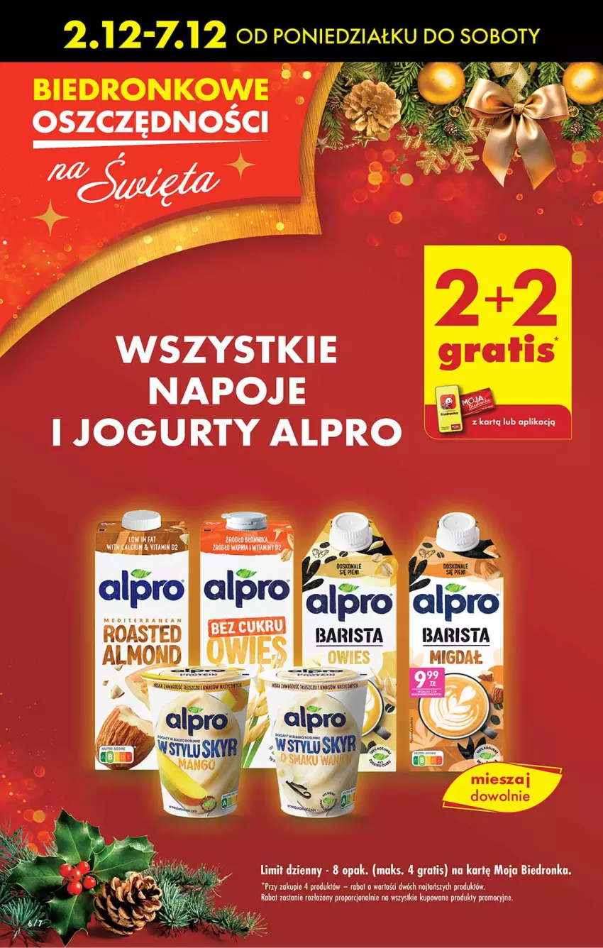 Gazetka promocyjna Biedronka - Od poniedzialku - ważna 02.12 do 07.12.2024 - strona 6 - produkty: Alpro, Dron, Gra, Napoje, Por