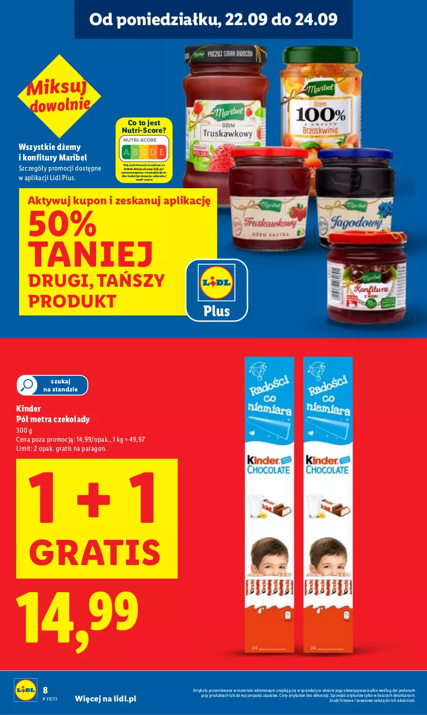 Gazetka promocyjna Lidl - GAZETKA - ważna 22.09 do 24.09.2025 - strona 12 - produkty: Dżem, Gra, Kinder, Wazon