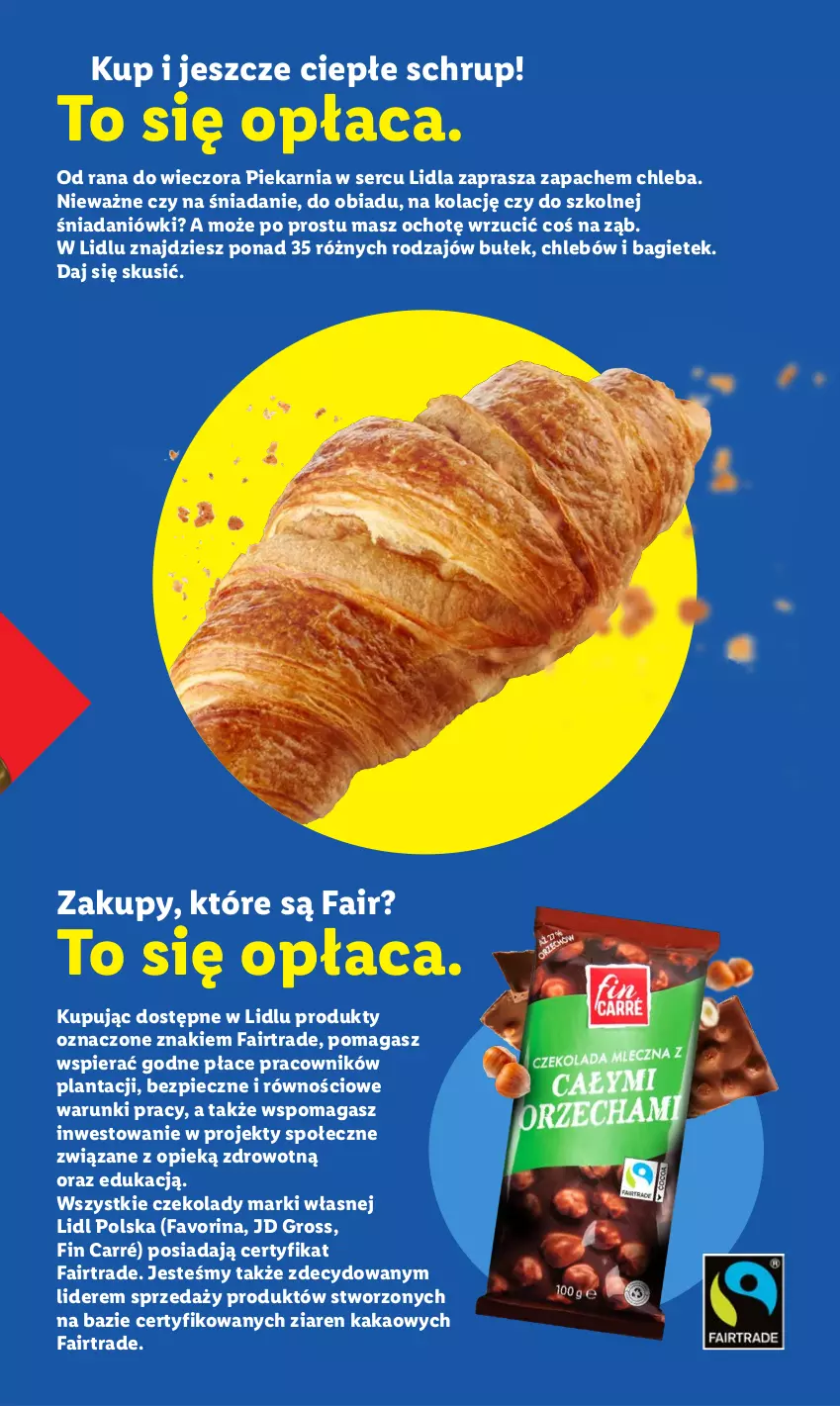 Gazetka promocyjna Lidl - GAZETKA - ważna 22.09 do 24.09.2025 - strona 3 - produkty: Chleb, Fa, Kakao, Piec, Ser