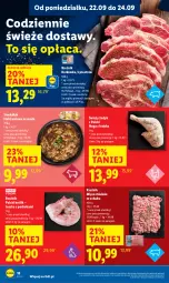 Gazetka promocyjna Lidl - GAZETKA - Gazetka - ważna od 24.09 do 24.09.2025 - strona 24 - produkty: Mięso mielone, Królik, Tusz, Flaki, Flaki wołowe, Mięso