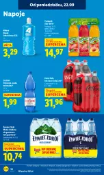 Gazetka promocyjna Lidl - GAZETKA - Gazetka - ważna od 24.09 do 24.09.2025 - strona 36 - produkty: Sok, Por, Coca-Cola, Napoje, LANA, Napój izotoniczny, Tymbark, Woda mineralna, Woda, Napój