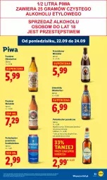 Gazetka promocyjna Lidl - GAZETKA - Gazetka - ważna od 24.09 do 24.09.2025 - strona 41 - produkty: Piwa, NBA, Skaner