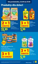 Gazetka promocyjna Lidl - GAZETKA - Gazetka - ważna od 24.09 do 24.09.2025 - strona 57 - produkty: HiPP, Ryż, Mus, Gra, Gerber, BoboVita, Owsianka, Smoothie, Dzieci, Hipp Bio
