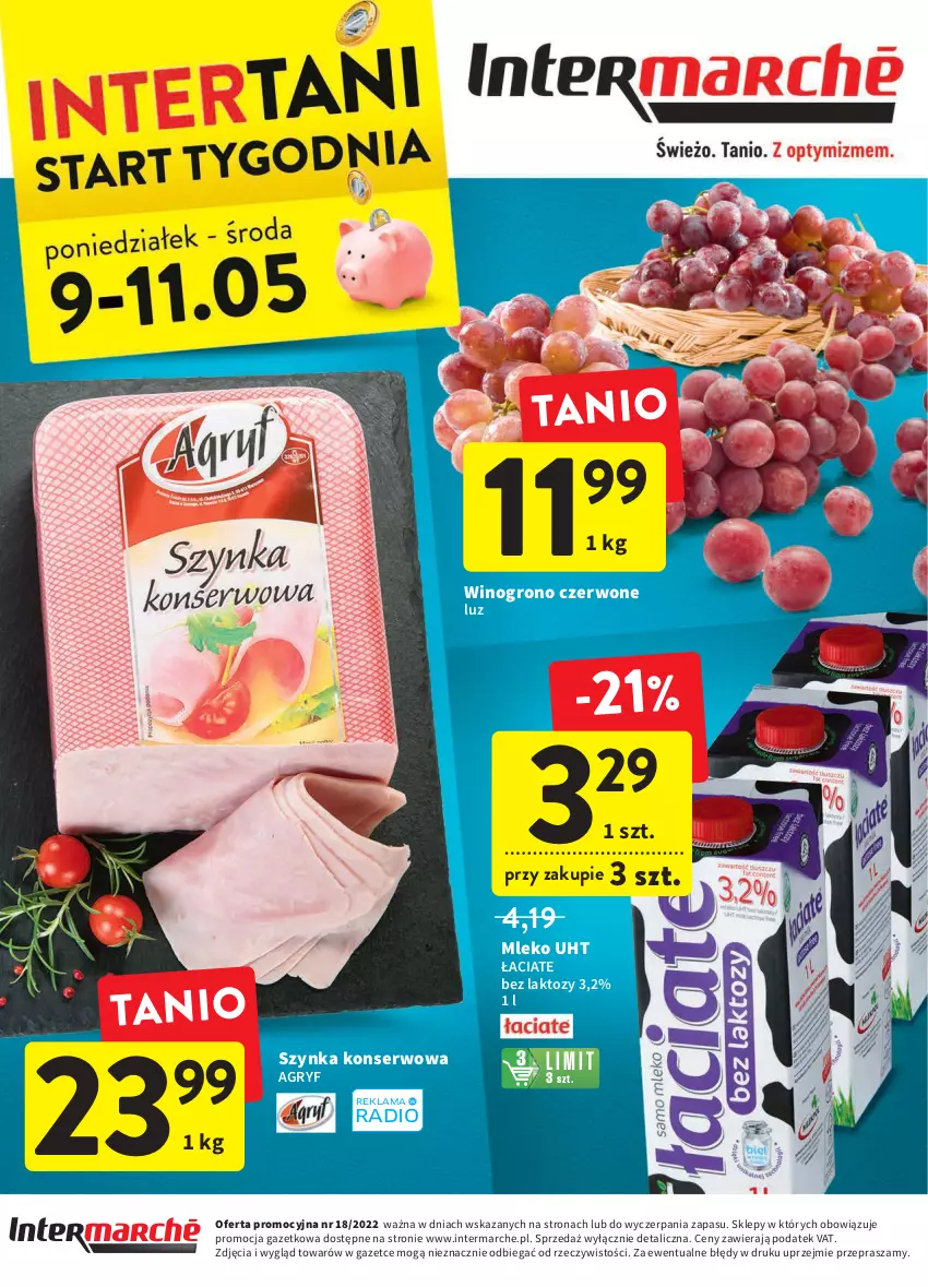 Gazetka promocyjna Intermarche - ważna 05.05 do 11.06.2022 - strona 40 - produkty: Gry, Mleko, Ser, Szynka, Szynka konserwowa, Wino