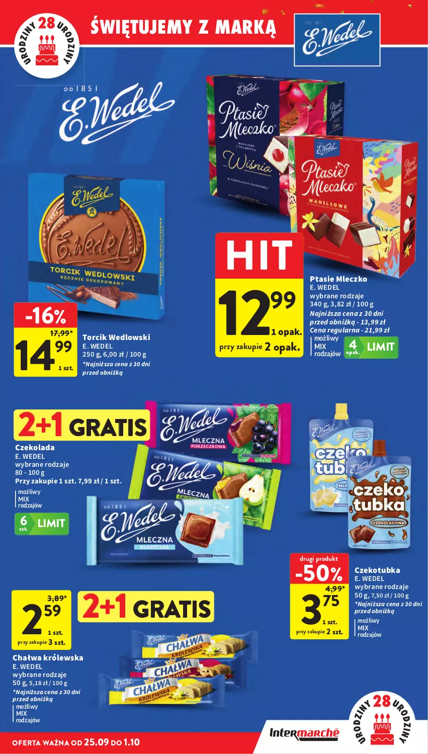 Gazetka promocyjna Intermarche - Gazetka Intermarche - ważna 25.09 do 01.10.2025 - strona 13 - produkty: E. Wedel, Gra