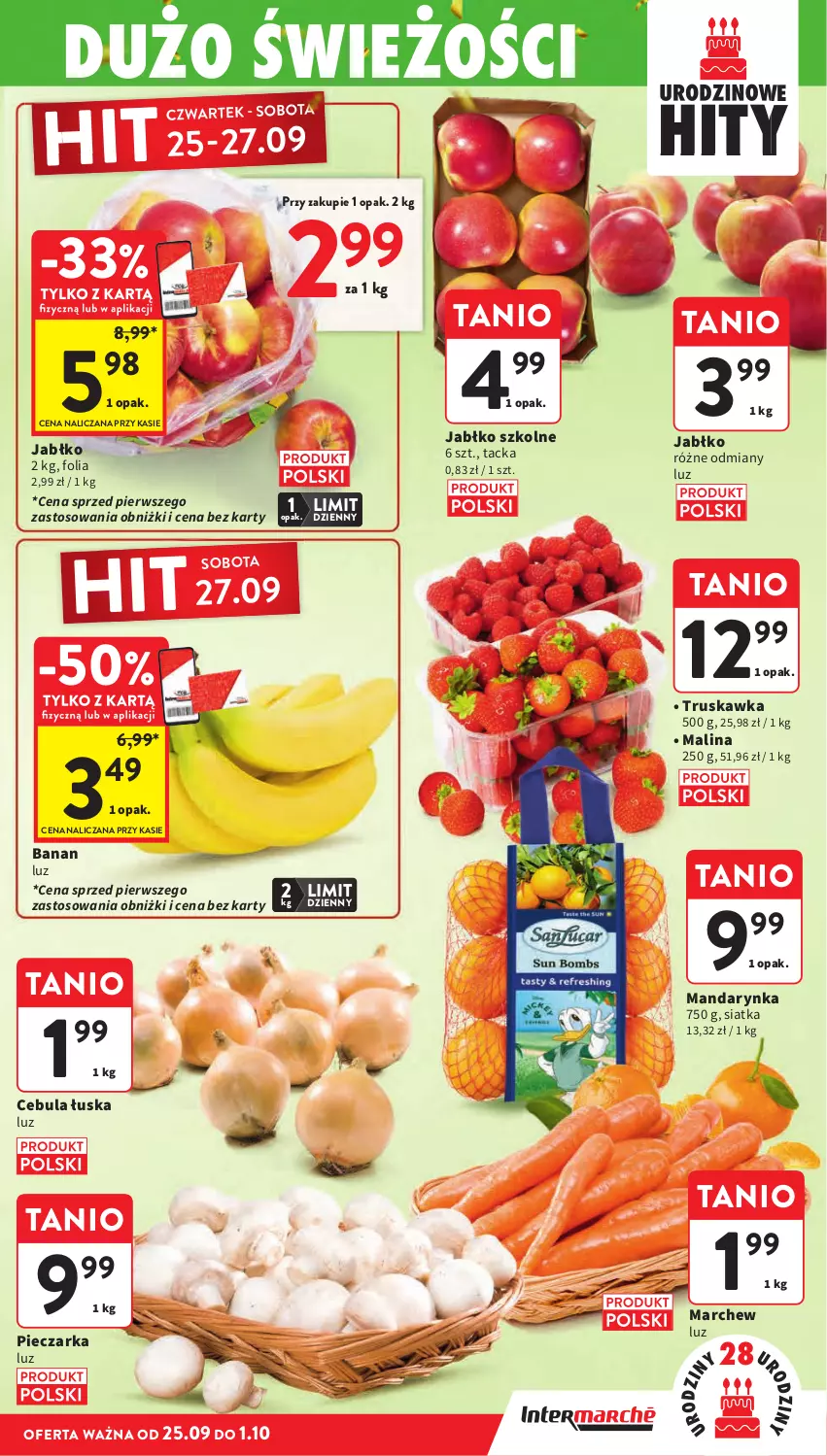 Gazetka promocyjna Intermarche - Gazetka Intermarche - ważna 25.09 do 01.10.2025 - strona 17 - produkty: Piec, Pieczarka, Siatka