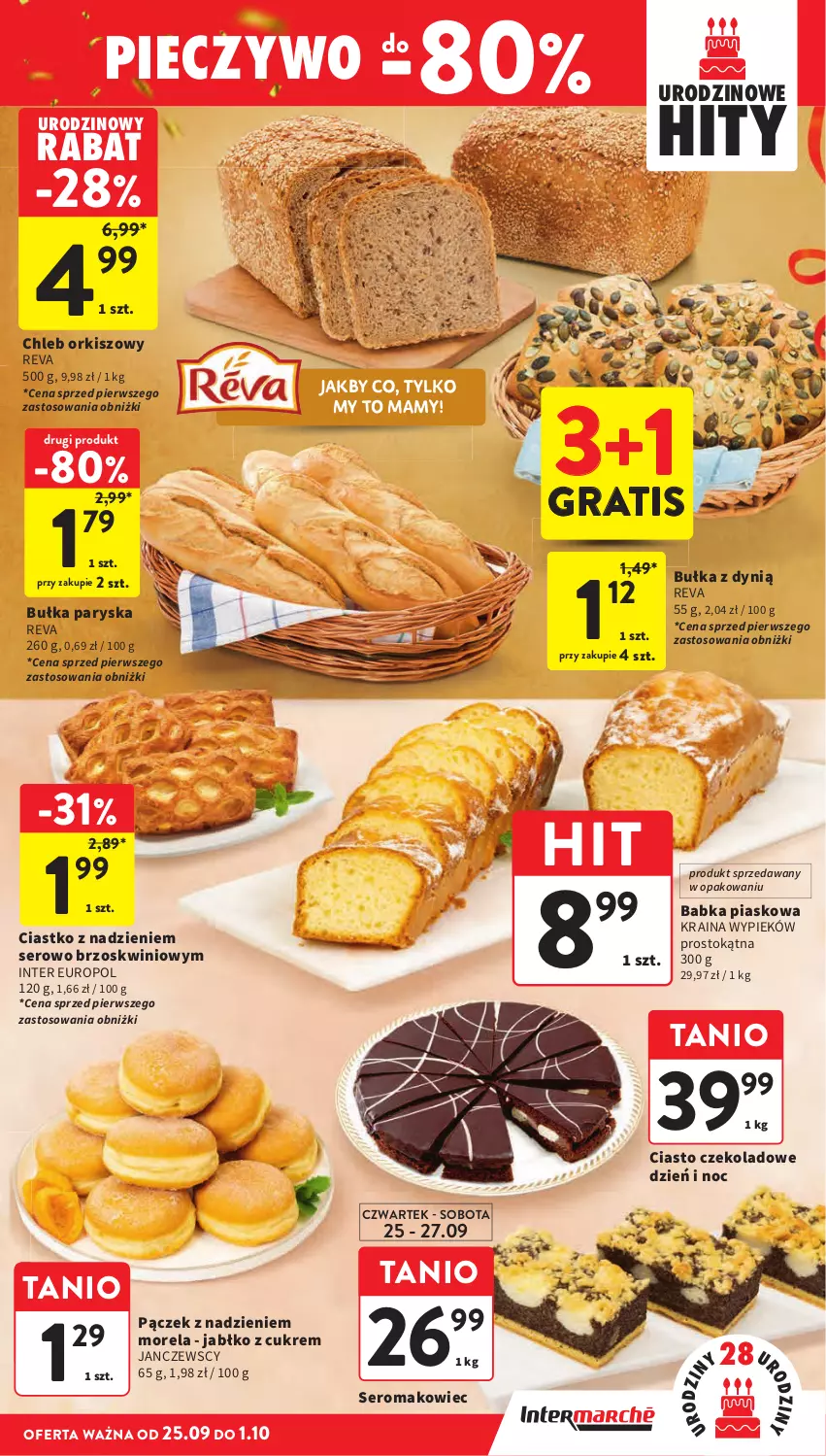 Gazetka promocyjna Intermarche - Gazetka Intermarche - ważna 25.09 do 01.10.2025 - strona 25 - produkty: Gra, Piec, Pieczywo, Ser