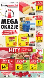 Gazetka promocyjna Intermarche - Gazetka Intermarche - Gazetka - ważna od 01.10 do 01.10.2025 - strona 1 - produkty: Ser, Gra, Schab wieprzowy, Lipton, Podlaski, Herbata, Pluszak