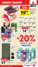 Gazetka promocyjna Intermarche - Gazetka Intermarche - Gazetka - ważna od 01.10 do 01.10.2025 - strona 45 - produkty: Kapcie, Foxy, Okulary do czytania, Dywan