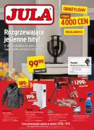 Gazetka promocyjna Jula - Gazetka - Gazetka - ważna od 09.11 do 09.11.2023 - strona 1 - produkty: Piec, Grzejnik, Por, Inka, Odmrażacz do szyb, Tera, Tran, Parka, LANA, Silan, Sport, Olej