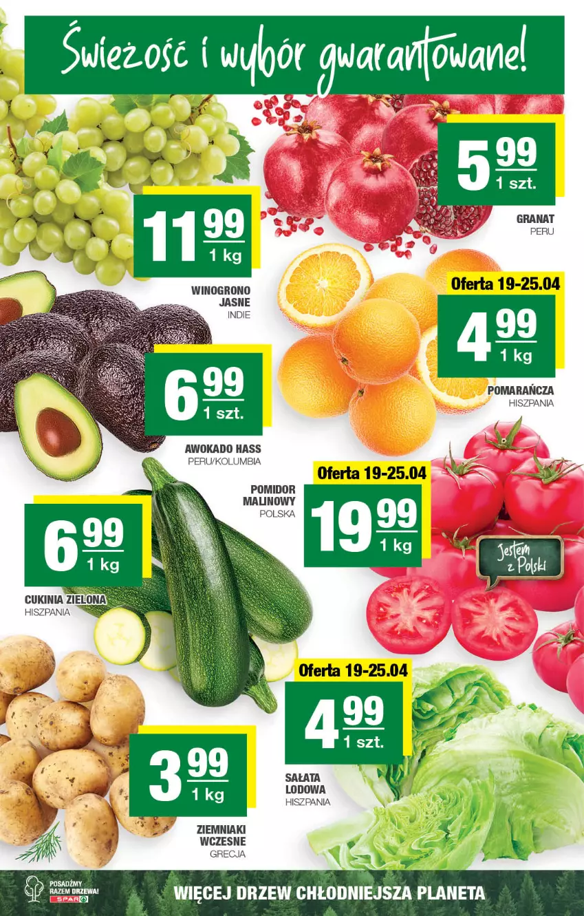 Gazetka promocyjna Spar - EuroSpar - ważna 19.04 do 30.04.2023 - strona 2 - produkty: Gra, Granat, Pomidor malinowy, Sałat, Sałata lodowa, Wino, Ziemniaki