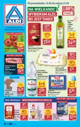 Gazetka promocyjna Aldi - Pełna oferta - Gazetka - ważna od 21.03 do 21.03.2026 - strona 1 - produkty: Rycki Edam, Ciastka, Sok, Ser, Mus, Gin, Gra, Bell, Jaja, Mięsne specjały, Kawa mielona, Kawa, T-shirt, Mlekovita, Matjas, Muszynianka, Edam, Woda mineralna, Oliwa z oliwek, Bella, Woda, Masło, Pomidory, Lisner, Mleko, Fa