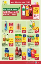 Gazetka promocyjna Aldi - Pełna oferta - Gazetka - ważna od 21.03 do 21.03.2026 - strona 23 - produkty: Dawtona, Sok, Gra, Coca-Cola, Schweppes, Napój gazowany, Tymbark, Fanta, Kubuś, Napój niegazowany, Sprite, Napój, Fa