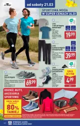 Gazetka promocyjna Aldi - Pełna oferta - Gazetka - ważna od 21.03 do 21.03.2026 - strona 46 - produkty: Por, Buty, Karp, T-shirt, Wełna, Sport, Moda, Spodnie