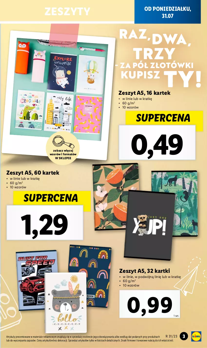 Gazetka promocyjna Lidl - KATALOG GOTOWI DO SZKOŁY - ważna 31.07 do 03.09.2023 - strona 3