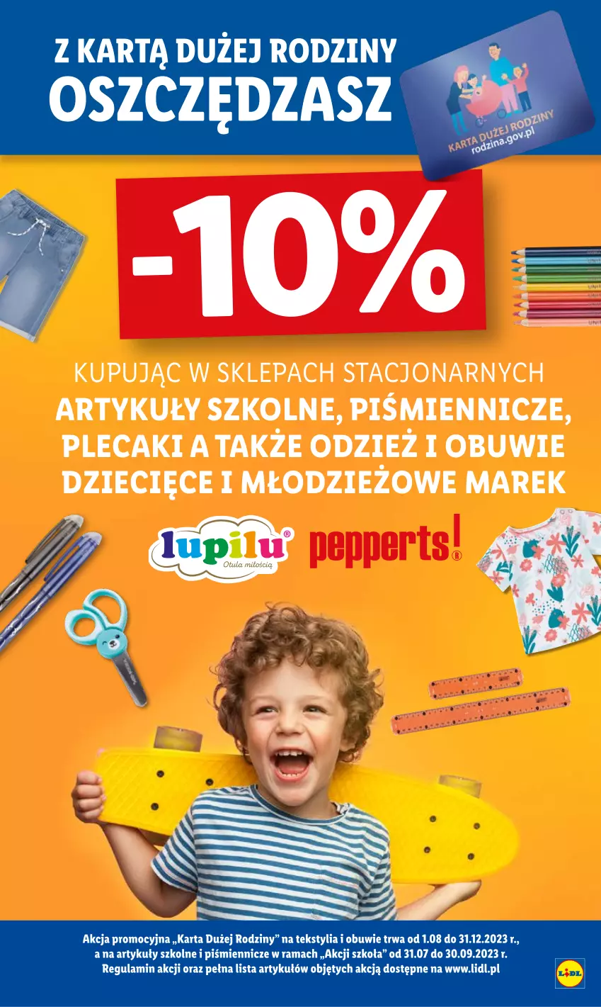 Gazetka promocyjna Lidl - KATALOG GOTOWI DO SZKOŁY - ważna 31.07 do 03.09.2023 - strona 33 - produkty: Dzieci, Obuwie, Plecak, Rama