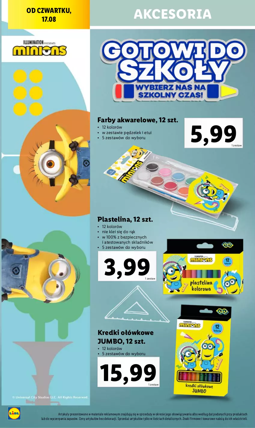 Gazetka promocyjna Lidl - KATALOG GOTOWI DO SZKOŁY - ważna 31.07 do 03.09.2023 - strona 58 - produkty: Fa, Piec, Plastelina