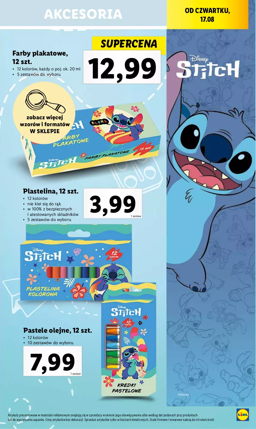 Gazetka promocyjna Lidl - KATALOG GOTOWI DO SZKOŁY - ważna 31.07 do 03.09.2023 - strona 59 - produkty: Fa, Olej, Pastele olejne, Piec, Plastelina