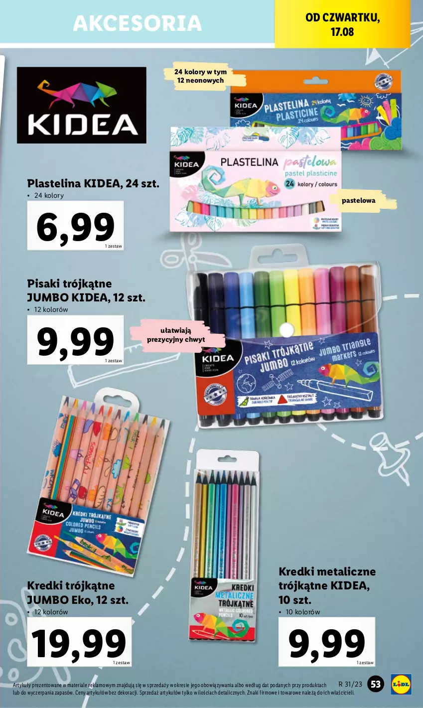 Gazetka promocyjna Lidl - KATALOG GOTOWI DO SZKOŁY - ważna 31.07 do 03.09.2023 - strona 75 - produkty: Plastelina