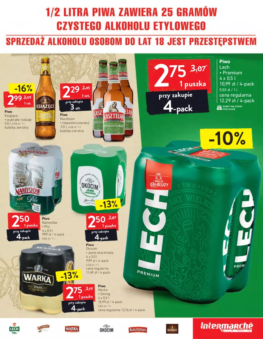 Gazetka promocyjna Intermarche - Dzień babci i dziadka - ważna 19.01 do 25.01.2021 - strona 29 - produkty: Kasztelan, Koc, Książęce, Namysłów, Okocim, Piwo, Warka